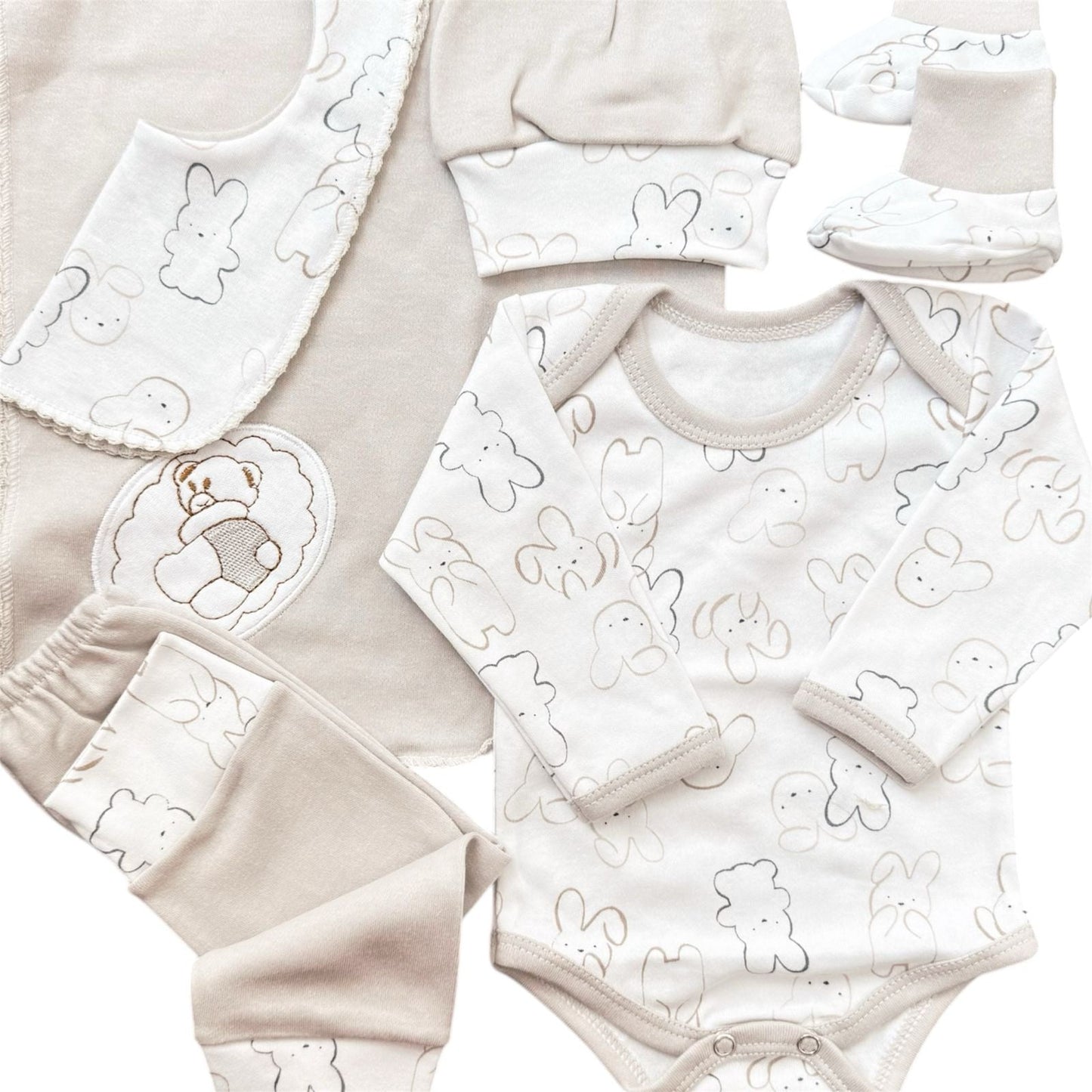 Ajuar 6 piezas Picot Body