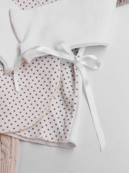 Ajuar 4 piezas Cinta Estampado