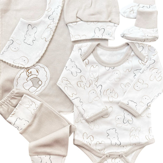 Ajuar 6 piezas Picot Body